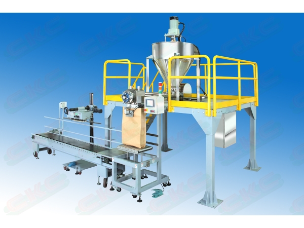 Semi-auto auger type weighing filling machine (large volume)