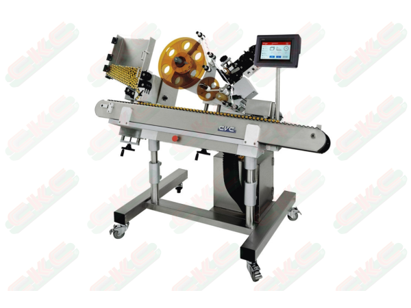 Horizontal ampule labeling machine